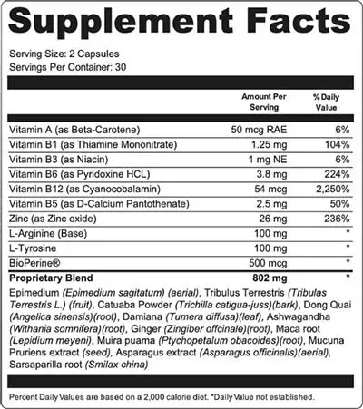 Quietum Plus Supplement fact